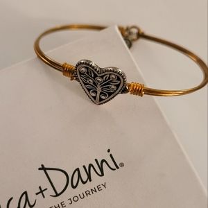 Luca +Danni tree of life heart bracelet